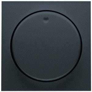 PEHA D 11.810.193 HR CENTRAALPLAAT MET KNOP TBV DIM