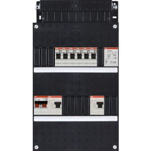 Groepenkast ABB Hafonorm | 6 Groepen 6 x Lichtgroepen + Beltransformator | 1 Fase | HAD 3333 22T+H42