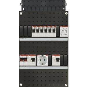 Groepenkast ABB Hafonorm | 6 Groepen 6 x Lichtgroepen 1 x Wandcontactdoos + Beltransformator | 1 Fase | HAD 3333 22T+WCD+H42