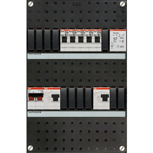 Groepenkast ABB Hafonorm | 5 Groepen 5 x Lichtgroepen + Beltransformator | 1 Fase | HADR3332 22T+H42