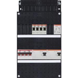 Groepenkast ABB Hafonorm | 4 Groepen 4 x Lichtgroepen + Beltransformator | 3 Fase | HADR3232 44T+H44