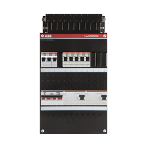 Groepenkast ABB Hafonorm | 6 Groepen 5 x Lichtgroepen 1 x Kookgroep | 3 Fase | HAD 3332 44K+H44