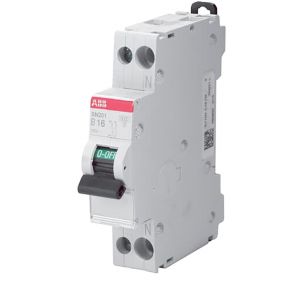 ABB Installatieautomaat / 1-polig + nul, C16A / SN201-C16 / 2CSS255101R0164