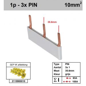 SEP P01103G00 Kam 1f PIN 3p 35,6mm