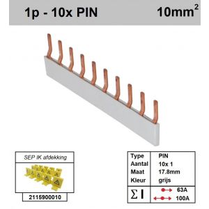 SEP P01010G00 Kam 1f PIN 10p 17,8mm