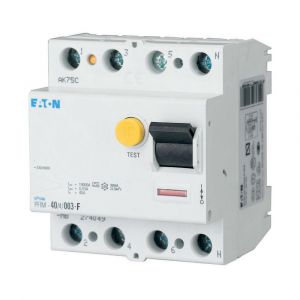 Eaton aardlekschakelaar / 4-polig, 300mA, 40A / PFIM-40/4/03-G/F / 187360