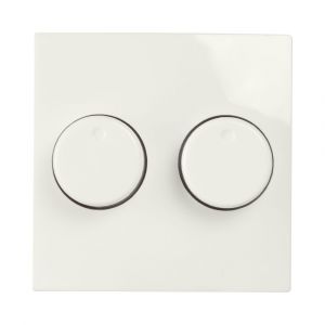 ION Centraalplaat Dimmerknop Duo E1 Alpin Wit 20.302.414