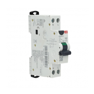 ABB aardlekautomaat / 20A, 30mA, B-kar, 1-polig+nul (smal) / DSN201E B20 A30 / 2CDB352501R1205