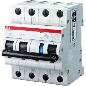 ABB aardlekautomaat / 16A, 30mA, C-kar, 3-polig+nul / DS203NC C16 A30 / 2CSR256140R1164