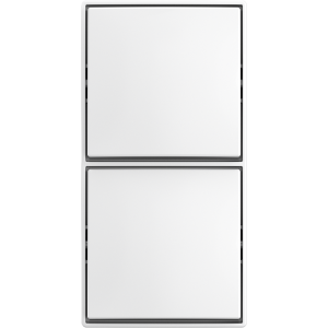  Busch-Jaeger | Schakelaar 2x wissel | Opbouw wit | 2601/6/2601/6 APJ-524 | 2TKA00005525
