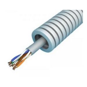 Snelflex flexibele buis 20mm /  2xUTP4x2xAWG24/1 CAT5E / 100 meter