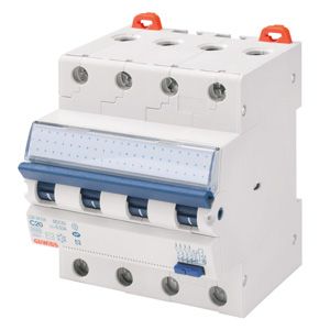 Gewiss aardlekautomaat / 3-polig + nul, 30mA, C16A / GW94367