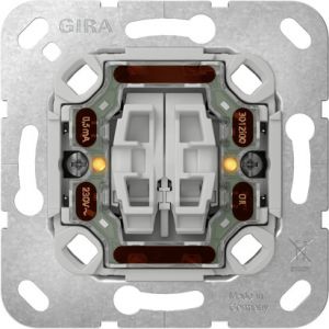 Gira drukvlakschakelaar serie controleverlichting met bevestigingsklauwen /313500