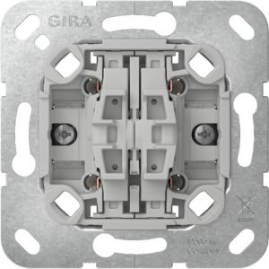 Gira drukcontact maakcontact 4-voudig met bevestigingsklauwen / 314700