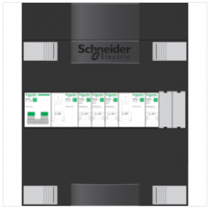 Schneider groepenkast 1 fase met 4 groepen ADV23214H1