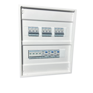 Alfa groepenkast Hager, 3 fase met 9 groepen, 380x300mm (HxB)