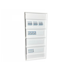 Alfa groepenkast Hager, 3 fase met 9 groepen, 650x300mm (HxB)