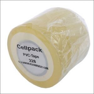 CELLPACK TAPE228 50 TR PVC TAPE 228 50X10M TRANSP