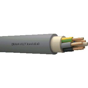 YMvK Installatiekabel - Draka VULT Dca 5x6,0 mm2 - Snijlengte per meter