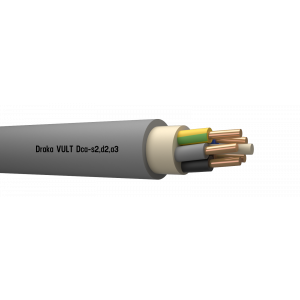 YMvK Installatiekabel - Draka VULT Dca 5x4,0 mm2 - Snijlengte per meter