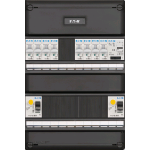 Groepenkast Eaton | 8 Groepen 8 x Lichtgroepen + Beltransformator | 1 Fase | I-82G140T-0S-64