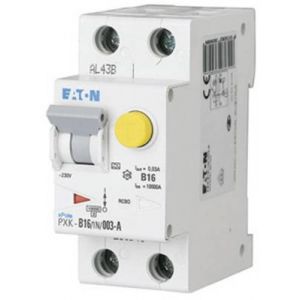 Eaton aardlekautomaat / 1-polig + nul, 30mA, B16A / B16/1N/003-A