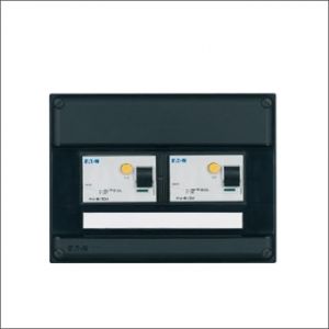 Eaton Aardlekschakelaarkast - 2 Aardlekschakelaars 1 x 30mA, 4P 1 x 300mA 4P - F0101G34-S34