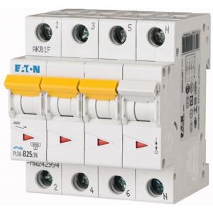 
Eaton krachtgroep / 3-polig + nul, C25A / PLS6-C25/3N-MW / 243020