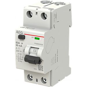 AEG aardlekschakelaar / 2-polig, 30mA, 63A / 2CSF702156R1630