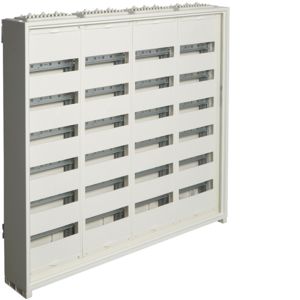 Hager veldverdeler met 288 modules, 4 kolommen van 6 rijen, 950x1050mm (HxB), FWQ64P1