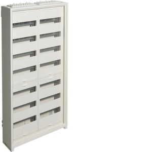 Hager veldverdeler met 168 modules, 2 kolommen van 7 rijen, 1100x550mm (HxB), FWQ72P1
