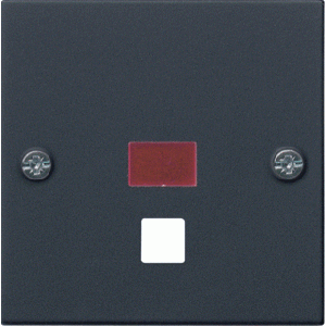 Gira  Inzetplaat trekschakelaar met controlevenster  Systeem 55 ZMT