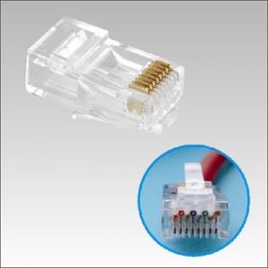 GRAYLE | RJ45 CAT5E connector rond/soepel (8/8) | 010.04.701415