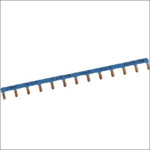 Hager Kamrail - Doorverbindingsrail blauw 13 x 1-polig 63 A - KB163N