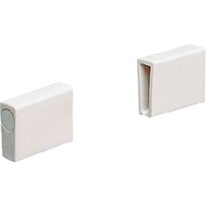 Hager Vision - stroomrailkoppelstuk eindkap voor KB163A - set van 10 stuks - KZ021