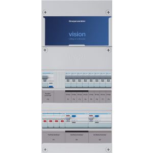 Groepenkast Hager | 9 Groepen 9 x Lichtgroepen 1 x Aardlekautomaat | 3 Fase | VKG44L-A