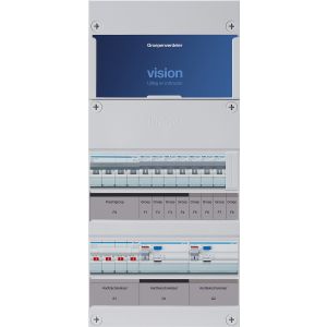 Groepenkast Hager | 8 Groepen 7 x Lichtgroepen 1 x Krachtgroep | 3 Fase | VKG43L-K