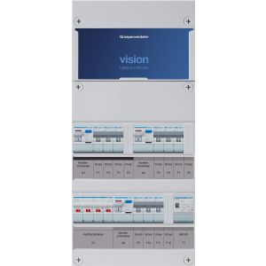 Groepenkast Hager | 9 Groepen 9 x Lichtgroepen 1 x Beltransformator | 3 Fase | VKG333L-T