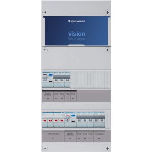 Groepenkast Hager | 7 Groepen 6 x Lichtgroepen 1 x Fornuisgroep | 3 Fase | VKG330L-F