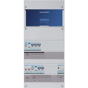 Groepenkast Hager | 5 Groepen 5 x Lichtgroepen 1 x Beltransformator | 1 Fase | VKG32E-T 