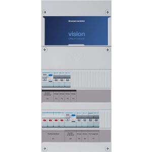 Groepenkast Hager | 6 Groepen 5 x Lichtgroepen 1 x Fornuisgroep | 3 Fase | VKG320L-F