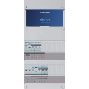 Groepenkast Hager | 5 Groepen 4 x Lichtgroepen 1 x Fornuisgroep | 1 Fase | VKG31E-F