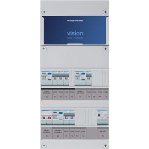 Groepenkast Hager | 6 Groepen 6 x Lichtgroepen 1 x Beltransformator | 1 Fase | VKG312E-T