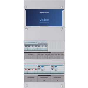 Groepenkast Hager | 4 Groepen 3 x Lichtgroepen 1 x Krachtgroep | 3 Fase | VKG30L-K