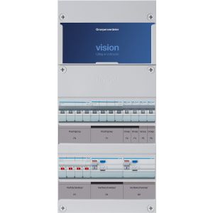 Groepenkast Hager | 6 Groepen 4 x Lichtgroepen 2 x Krachtgroepen | 3 Fase | VKG22L-CK