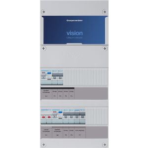 Groepenkast Hager | 5 Groepen 4 x Lichtgroepen 1 x Fornuisgroep | 1 Fase | VKG22E-F