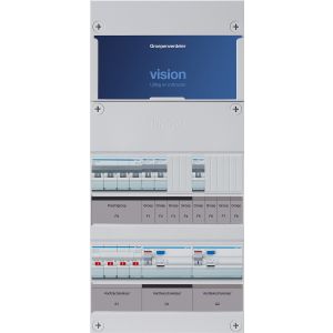 Groepenkast Hager | 4 Groepen 3 x Lichtgroepen 1 x Krachtgroep | 3 Fase | VKG21L-K