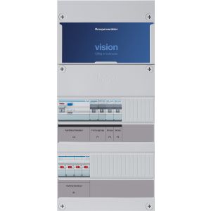 Groepenkast Hager | 3 Groepen 2 x Lichtgroepen 1 x Fornuisgroep | 3 Fase | VKG200K-F