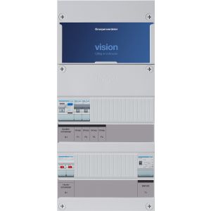 Groepenkast Hager | 2 Groepen 2 x Lichtgroepen 1 x Beltransformator | 1 Fase | VKG200D-T