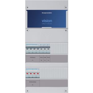 Groepenkast Hager | 4 Groepen 3 x Lichtgroepen 1 x Directe krachtgroep | 3 Fase | VKG003K-D